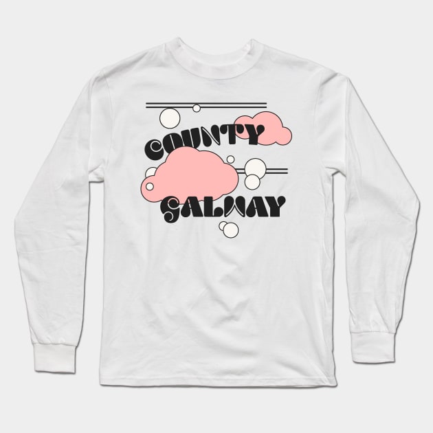 County Galway - Original Retro Styled Design Long Sleeve T-Shirt by feck!